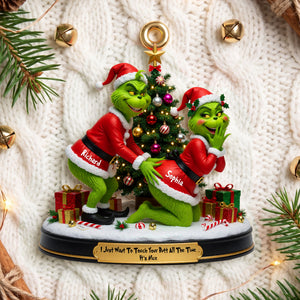 Playful Touch Couple Ornament - Personalized Gift For Couples 02NAQN010826-Homacus