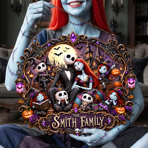 Spooky Family Acrylic Sign - Personalized Halloween Gifts For Family 02tyta070926