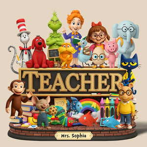 Children's Book Acrylic Plaque - Personalized Gifts For Teacher 02naqn050625-Homacus