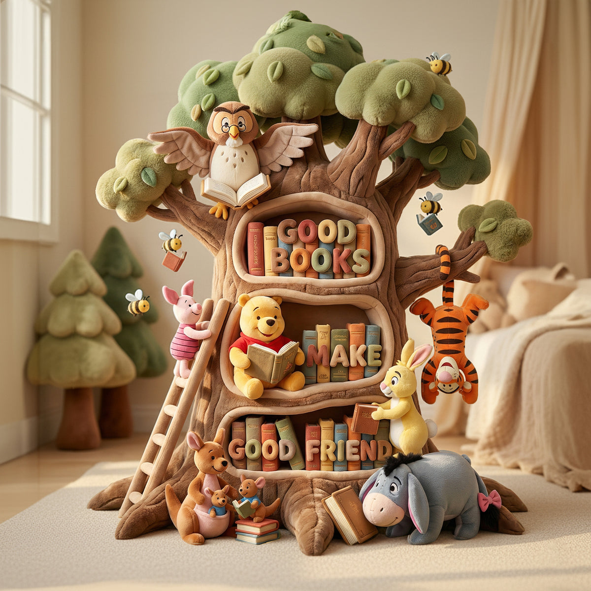 Good Books Make Good Friends Pillow - Gift For Friends 06PALU101225-Homacus