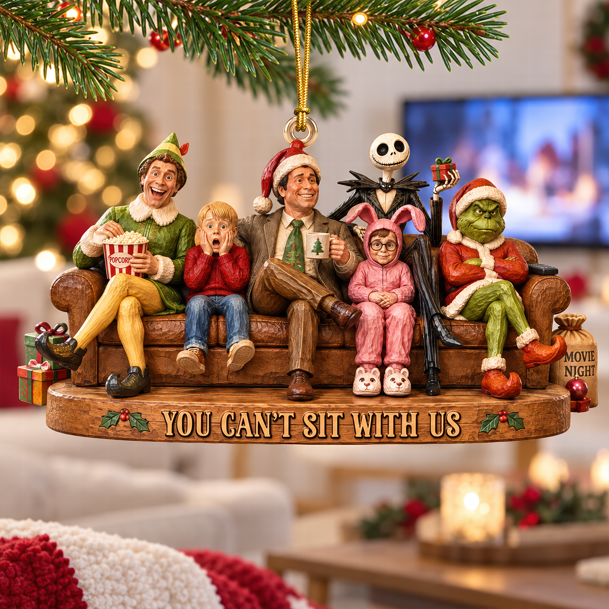 Holiday Legends Gathering Ornament - Personalized Gift For Christmas 04NAQN081026-Homacus