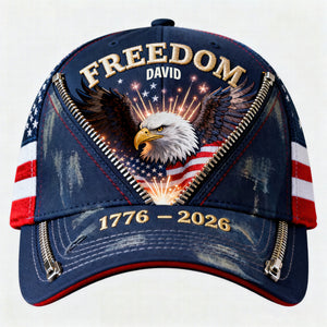 Freedom Eagle Classic Cap, Personalized Gifts For Patriots 02qhqn230226-Homacus
