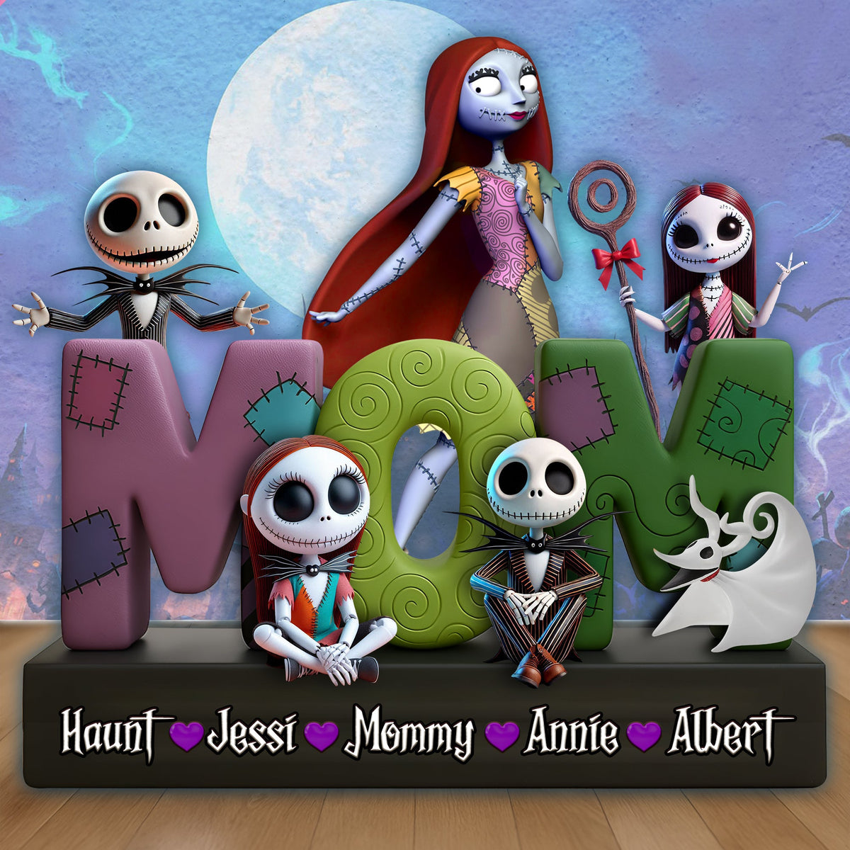 Spooky Christmas Acrylic Plaque - Personalized Gifts For Mom 02OHLU120425-Homacus