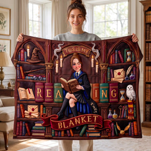 Storybook Dreams Blanket - Personalized Gift For Book Lovers 04PAQN140826