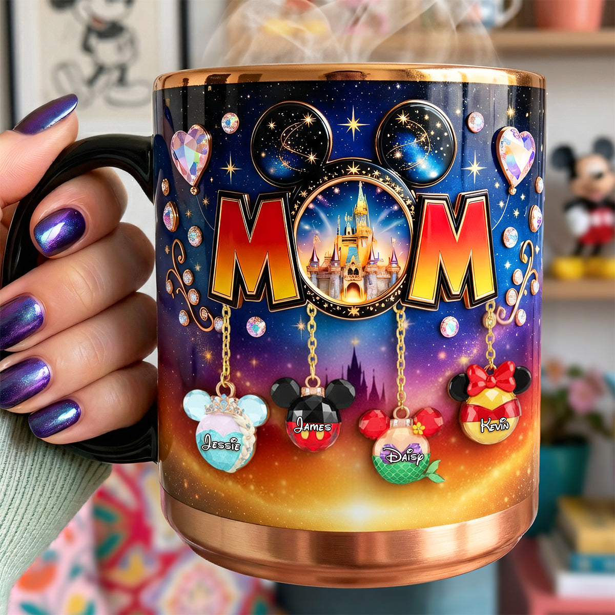 Sweet Family Magic Mug - Personalized Gifts For Mom 04OHTA090426-Homacus