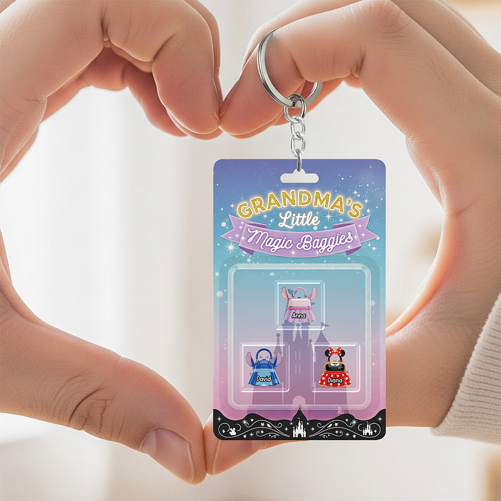 Magic Bag Keychain - Personalized Gifts For Grandma 02ohqn040825-Homacus