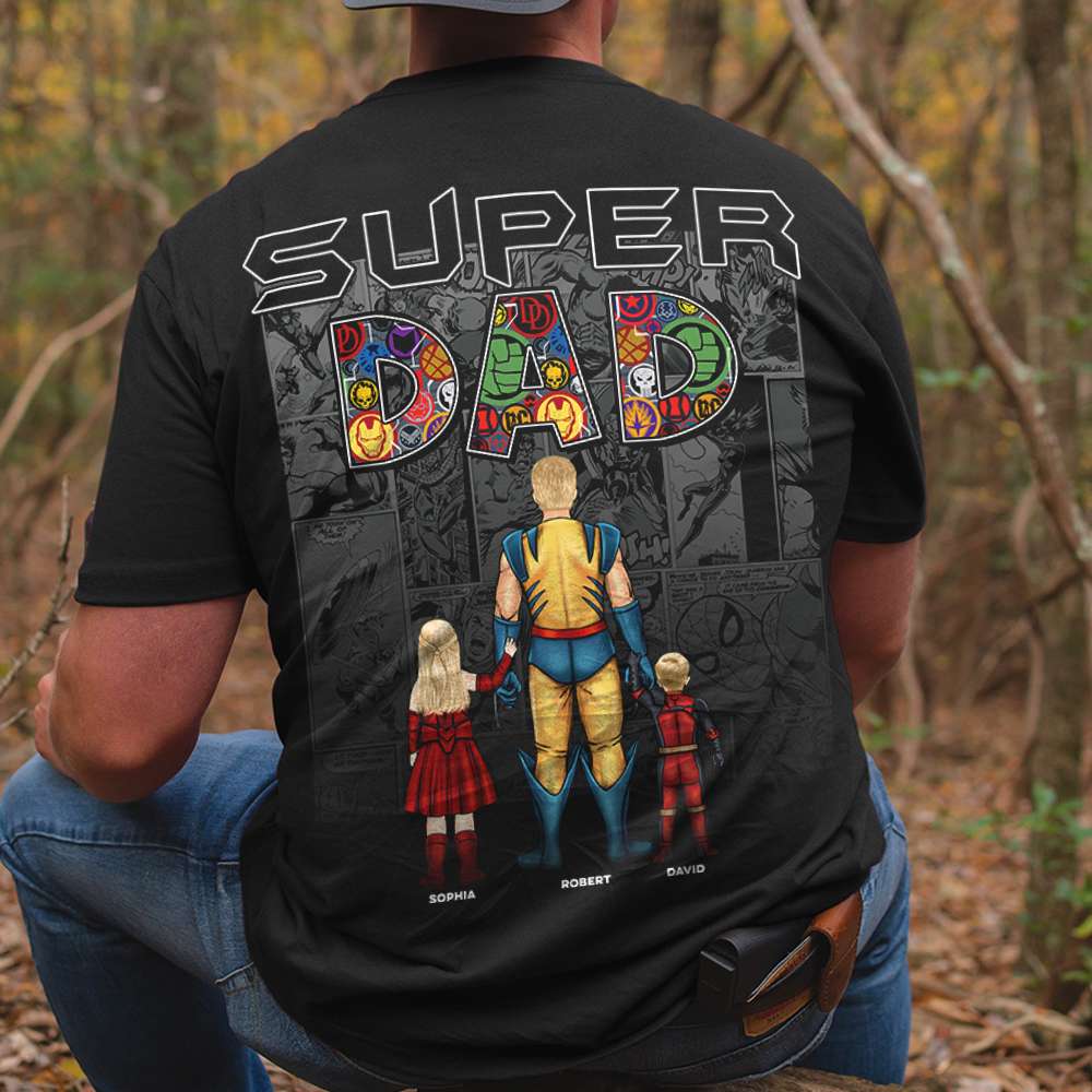 Super Dad Shirt - Personalized Gifts For Dad GRER2005-Homacus