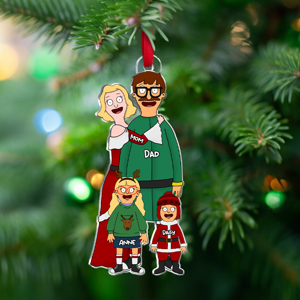 Personalized Gifts For Family Acrylic Ornament 041qhhu291124hg-Homacus