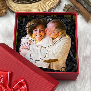 Custom Photo Gifts for Couple Ornament 67acvp140924-Homacus