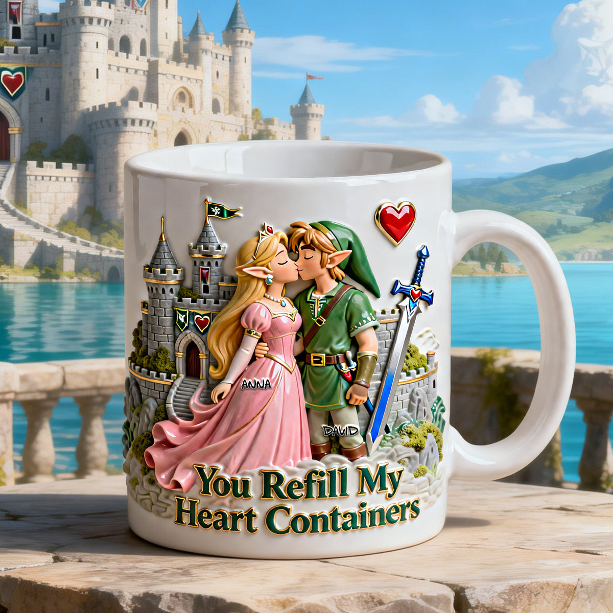 Fantasy Adventure Couple Coffee Mug - Personalized Gifr For Couples 05NALU140126-Homacus