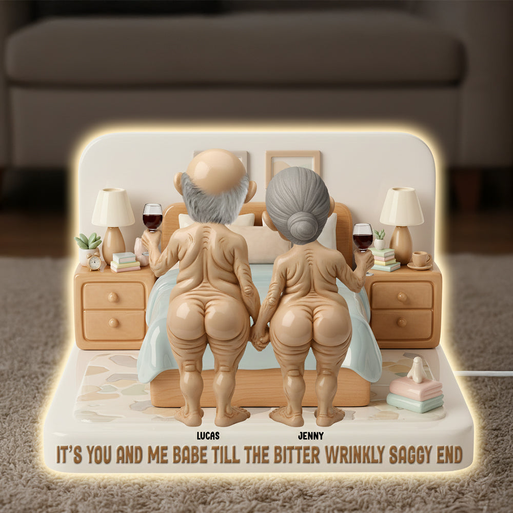 Funny Old Couple Light Box, Personalized Gifts For Couple 04NATN021225-Homacus