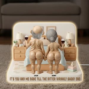 Funny Old Couple Light Box, Personalized Gifts For Couple 04NATN021225-Homacus