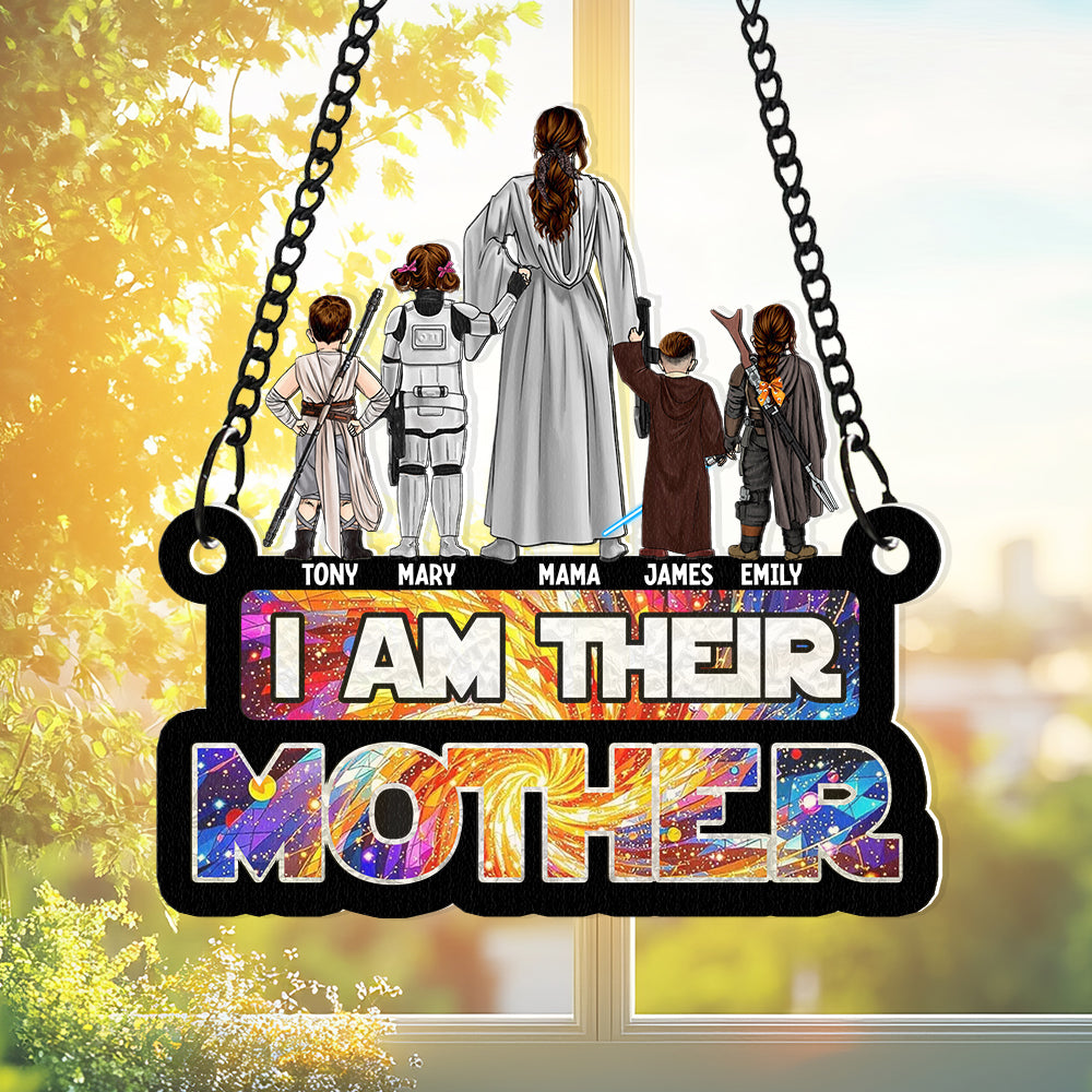 Personalized Gifts For Mom Suncatcher Ornament, Stunning Galaxy 01QHDT140225DAHHHG-Homacus