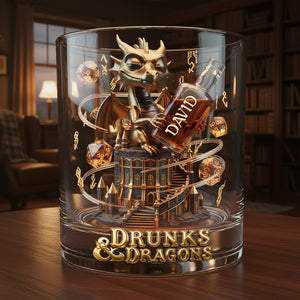 Legendary Sip Round Glass - Personalized Gifts For Drinking Lover 05PALU151225-Homacus