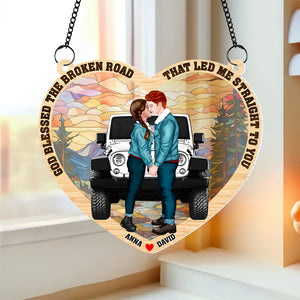 Personalized Gifts For Couple Suncatcher Ornament 02ohtn210624pa-Homacus