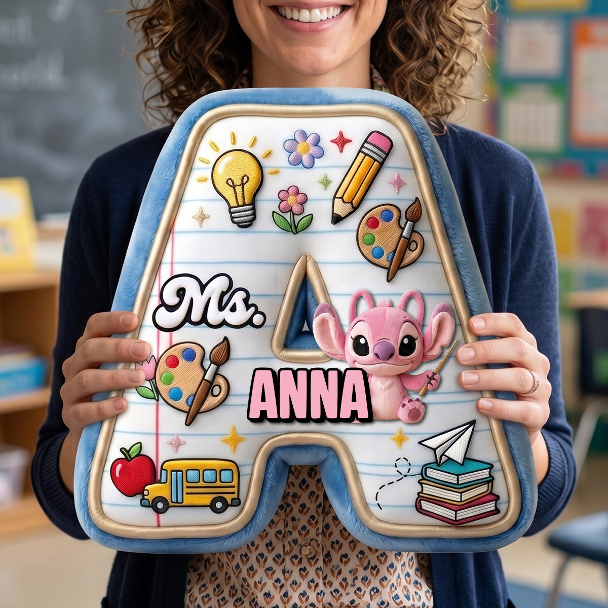 Classroom Letter Custom Pillow - Personalized Gifts For Teacher 01PATN170626-Homacus