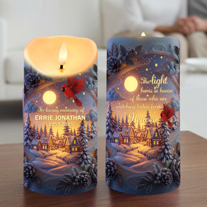 Cardinal From Heaven LED Candle - Personalized Memorial Keepsake For Loved One 02QHLU060925-Homacus