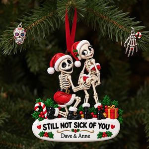 Fun Skeleton Couple Ornament, Personalized Gifts For Couple 03qhlu160926-Homacus