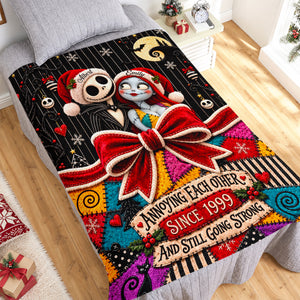Annoyingly In Love Couple Blanket - Personalized Christmas Gifts For Couple 03paqn170926-Homacus