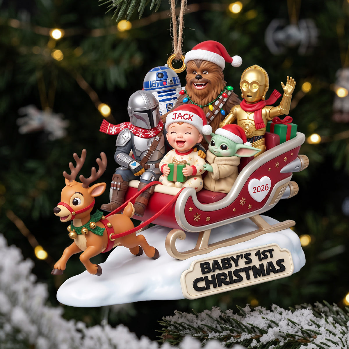 Baby's 1st Christmas Ornament - Personalized Gifts For Christmas 02tyta191026-Homacus