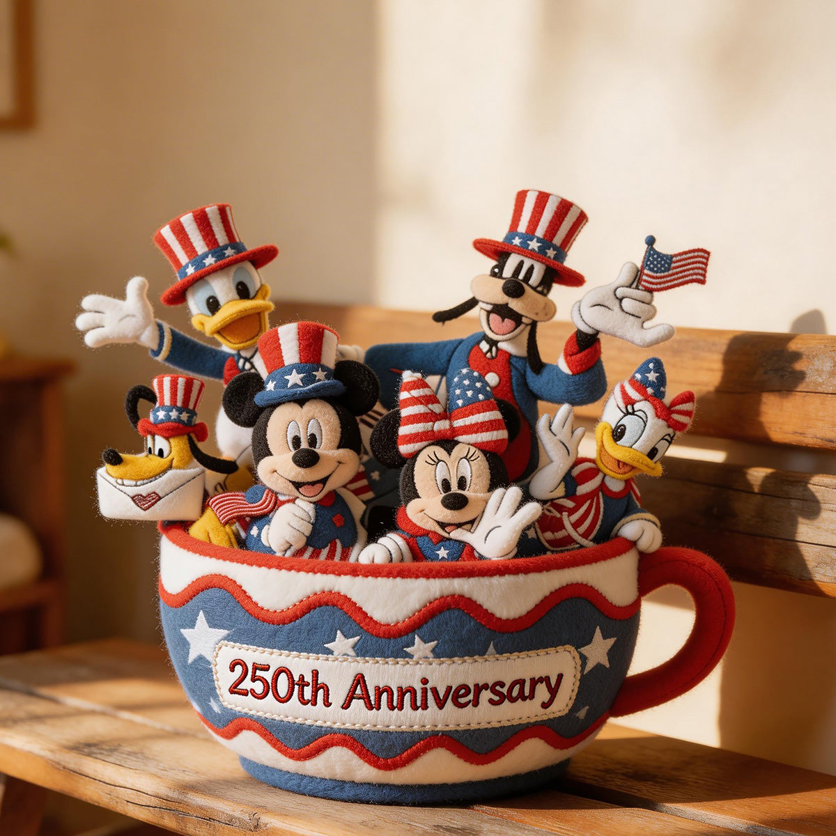 250th Anniversary Pillow - Personalized Patriotic Gifts 04PGMG030326-Homacus