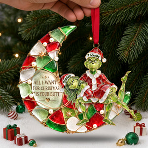 Mischievous Couple Christmas Ornament - Personalized Gifts For Couple 02ohlu080926