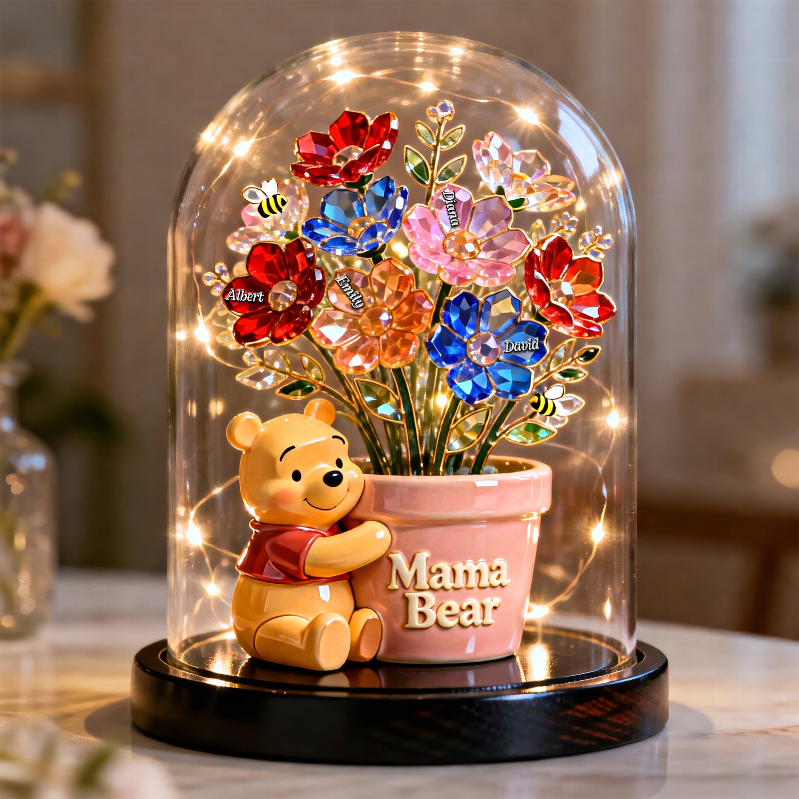 Mom Flower Acrylic Plaque - Personalized Gifts For Mom 04naqn050226-Homacus