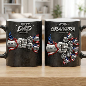 Grandpa Patriotic Team Magic Mug, Personalized Gifts For Promoted Grandfather 05qhtn200526-Homacus