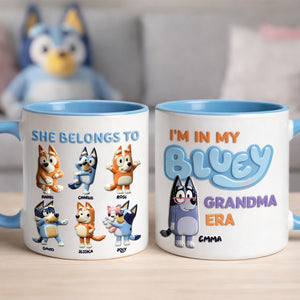 In My Grandma Era Accent Mug - Personalized Gift For Mom 01KILU050326-Homacus