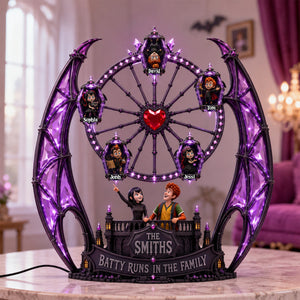 Halloween Family Light Box Personalized Gifts For Spooky Family 05HALU010926
