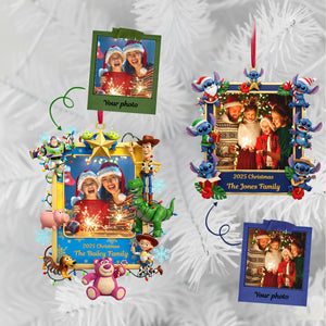 Personalized Gifts For Family - Custom Photo Christmas Acrylic Ornament 03hymg061125-Homacus