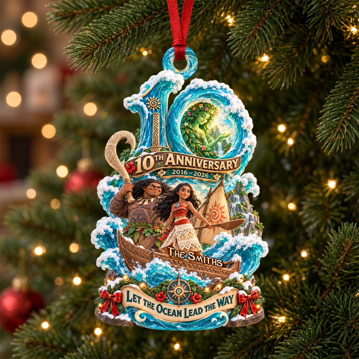 10th Anniversary Christmas Ornament - Personalized Gifts For Family 07hadh210926-Homacus