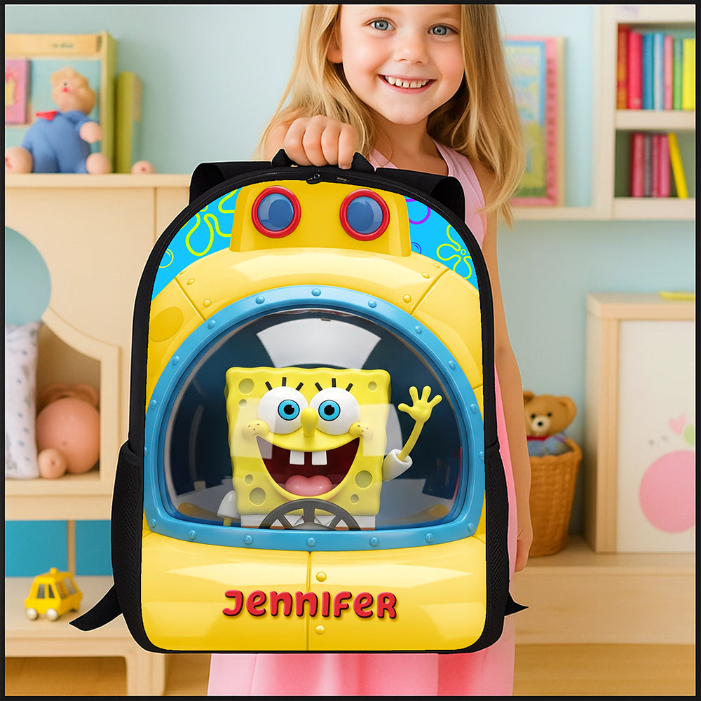 Happy Sea Adventure School Bag - Personalized Gifts For Kids 05paqn050825-Homacus