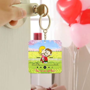 Personalized Gifts For Couples Acrylic Keychain Valentine 03XQLU281124HG-Homacus