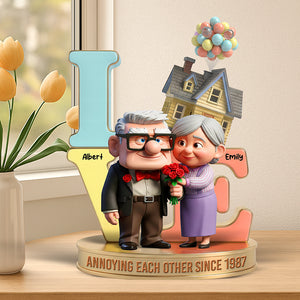 Old Couple Acrylic Plaque - Personalized Gifts For Couple 03pgqn261125-Homacus