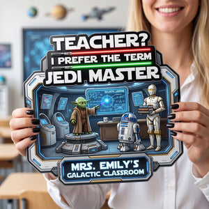 Galactic Classroom Acrylic Sign - Personalized Gifts For Teacher 04hata240726-Homacus