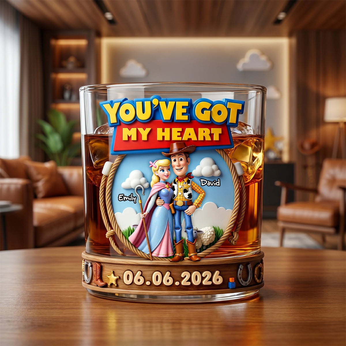 Love Couple Drinking Glass - Personalized Gifts For Couples 06todh180626-Homacus