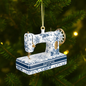 Sewing Toile de Jouy Acrylic Ornament 04pgtn270825-Homacus