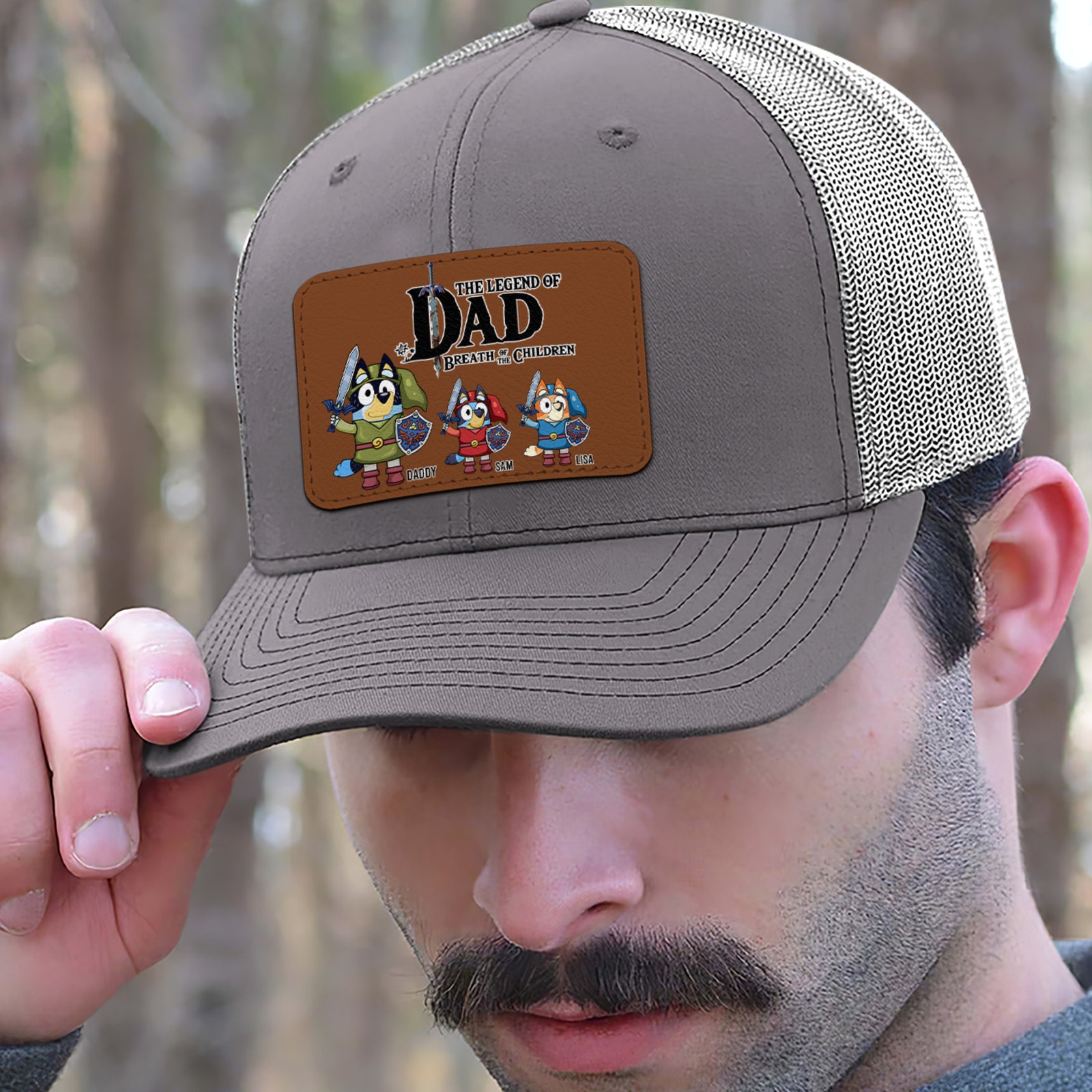 Dog Dad Trucker Hat - Personalized Gifts For Father 02HTMH220524-Homacus