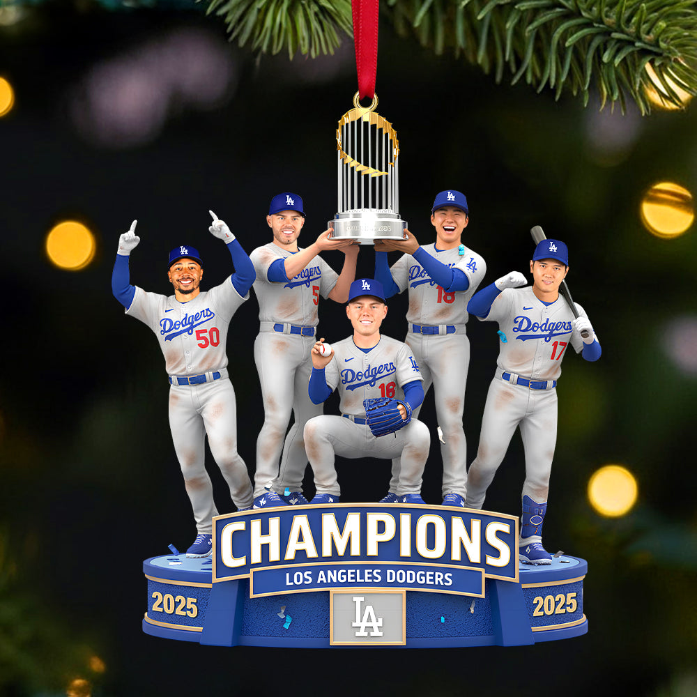 Champions Celebration Christmas Ornament Gifts For Sport Lovers 04natn041125-Homacus