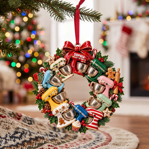 Baking Mixer Circle Train Acrylic Ornament, Personalized Gifts For Baking Lovers 07qhtn300926