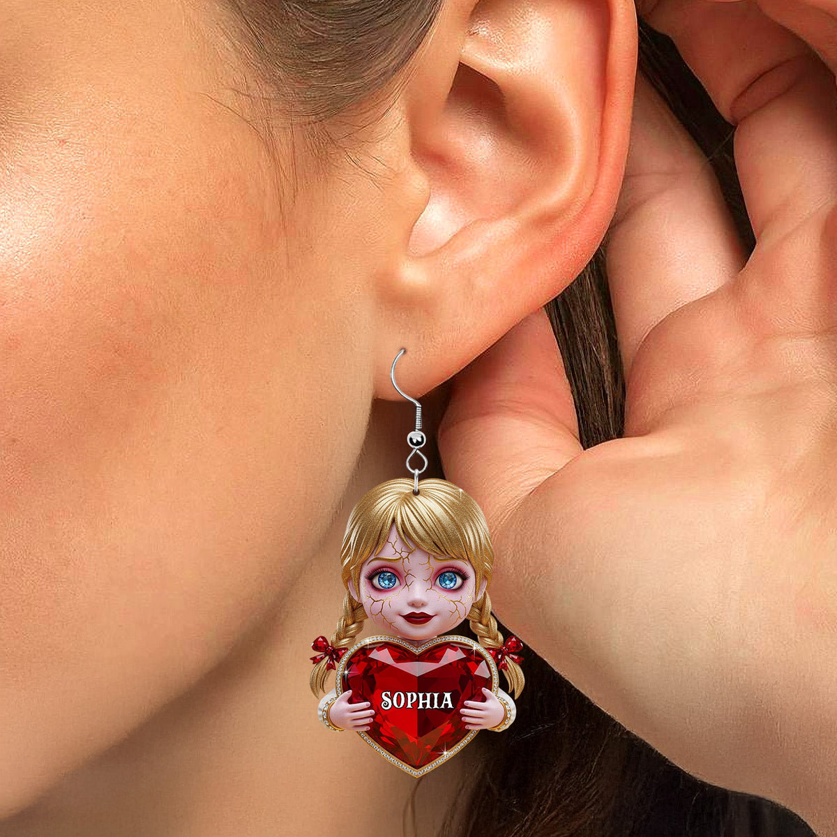 Personalized Horror Characters Acrylic Earrings 04ohtn130625-Homacus