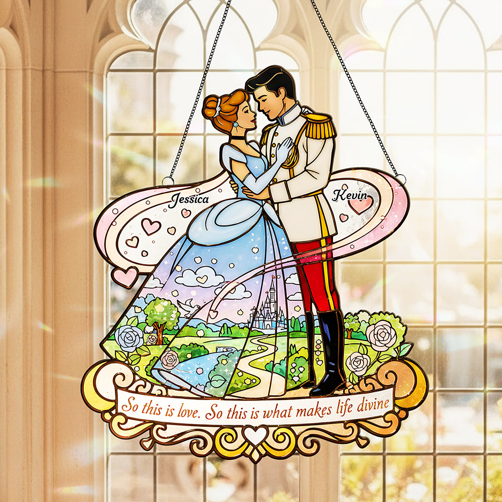 Dancing Couple Suncatcher Ornament - Personalized Gifts For Couple 02kita281125-Homacus