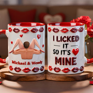 Funny Coffee Accent Mug - Personalized Gifts For Couple 02OHDT190126-Homacus