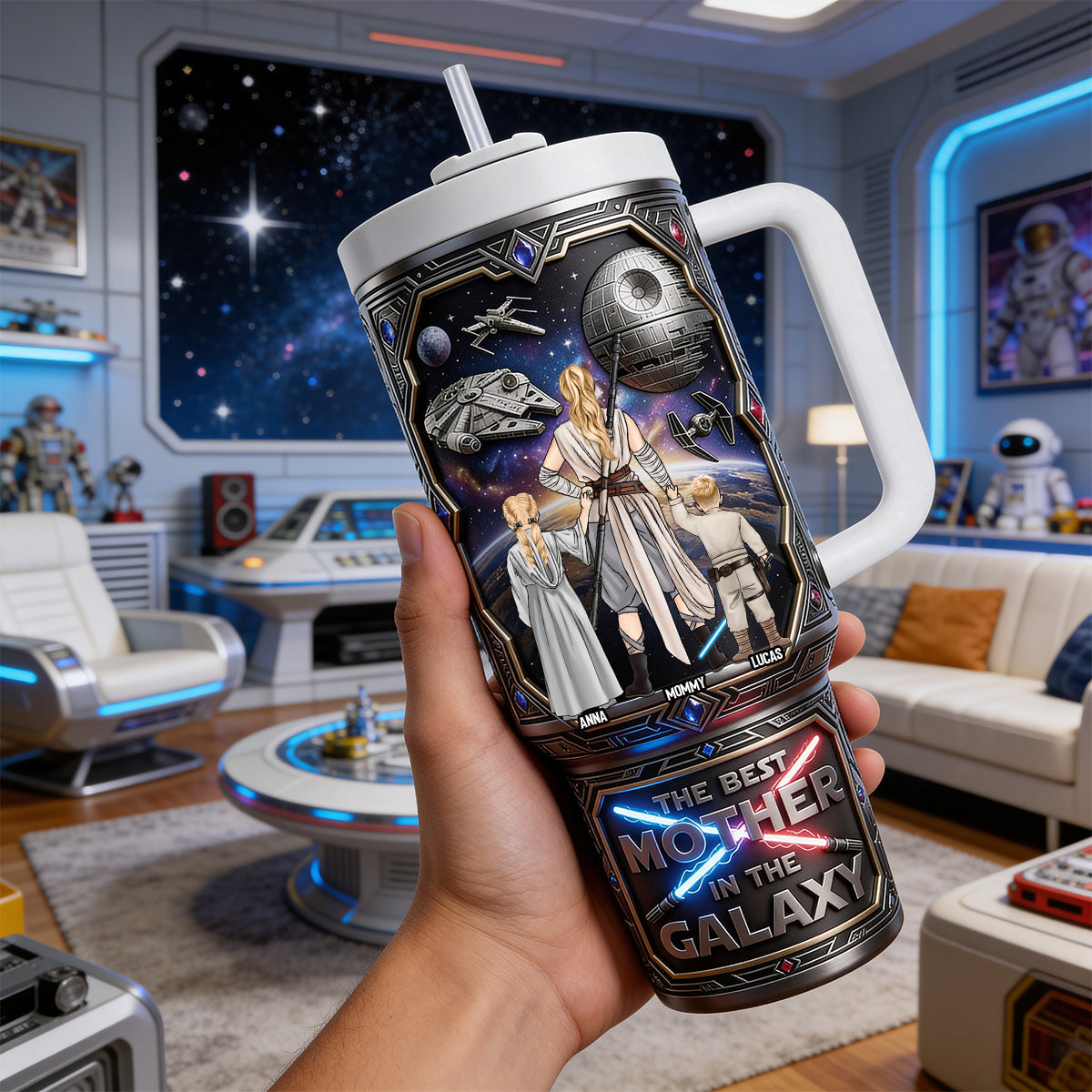 Legendary Mom Of The Universe Tumbler - Personalized Gift For Mom 02NATN100326-Homacus