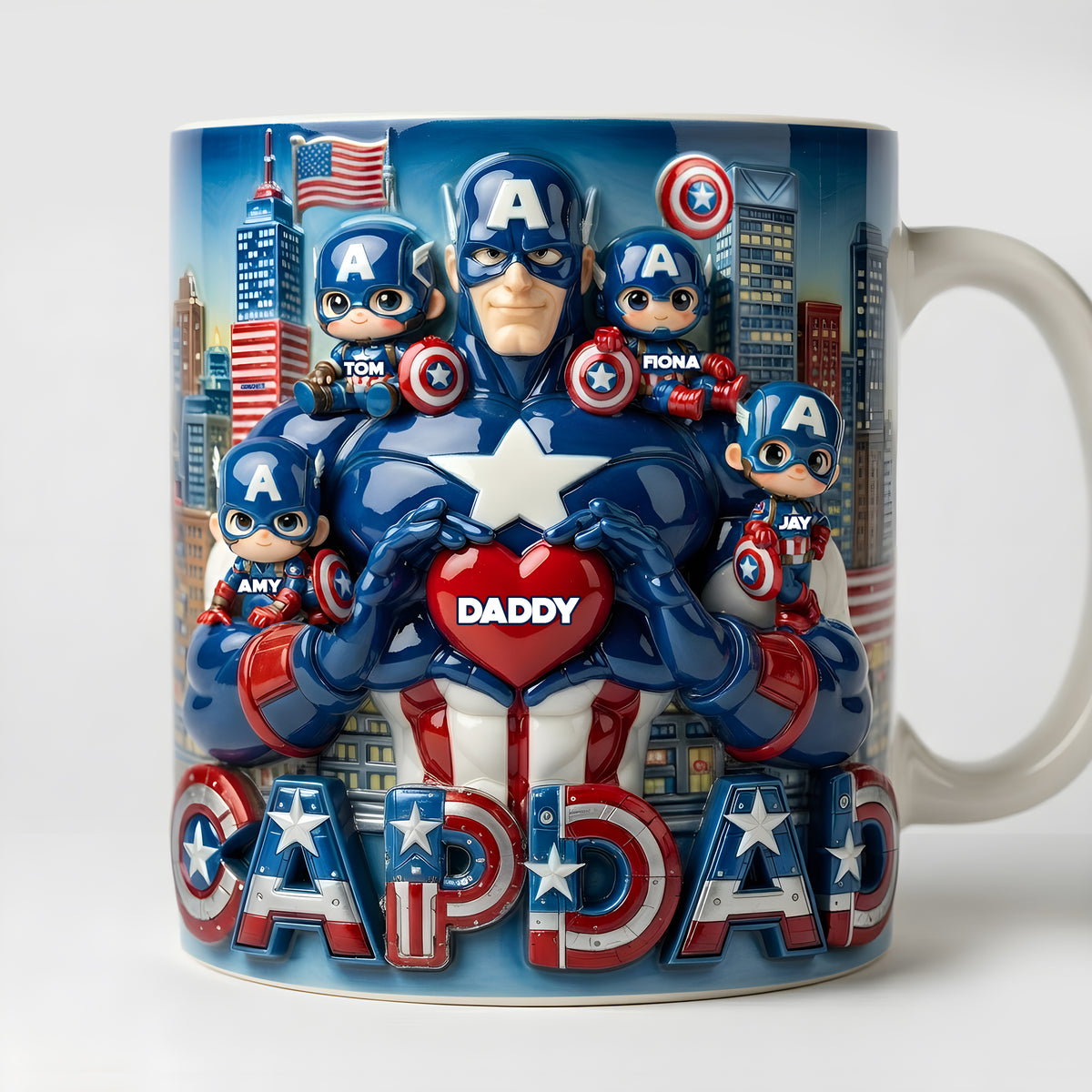 Shadow Hero Dad Magic Coffee Mug - Personalized Gifts For Dads 04OHLU160426-Homacus