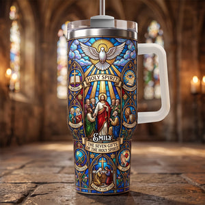 Holy Spirit 40oz Tumbler With Handle - Personalized Gifts For Christians 02padh010726-Homacus