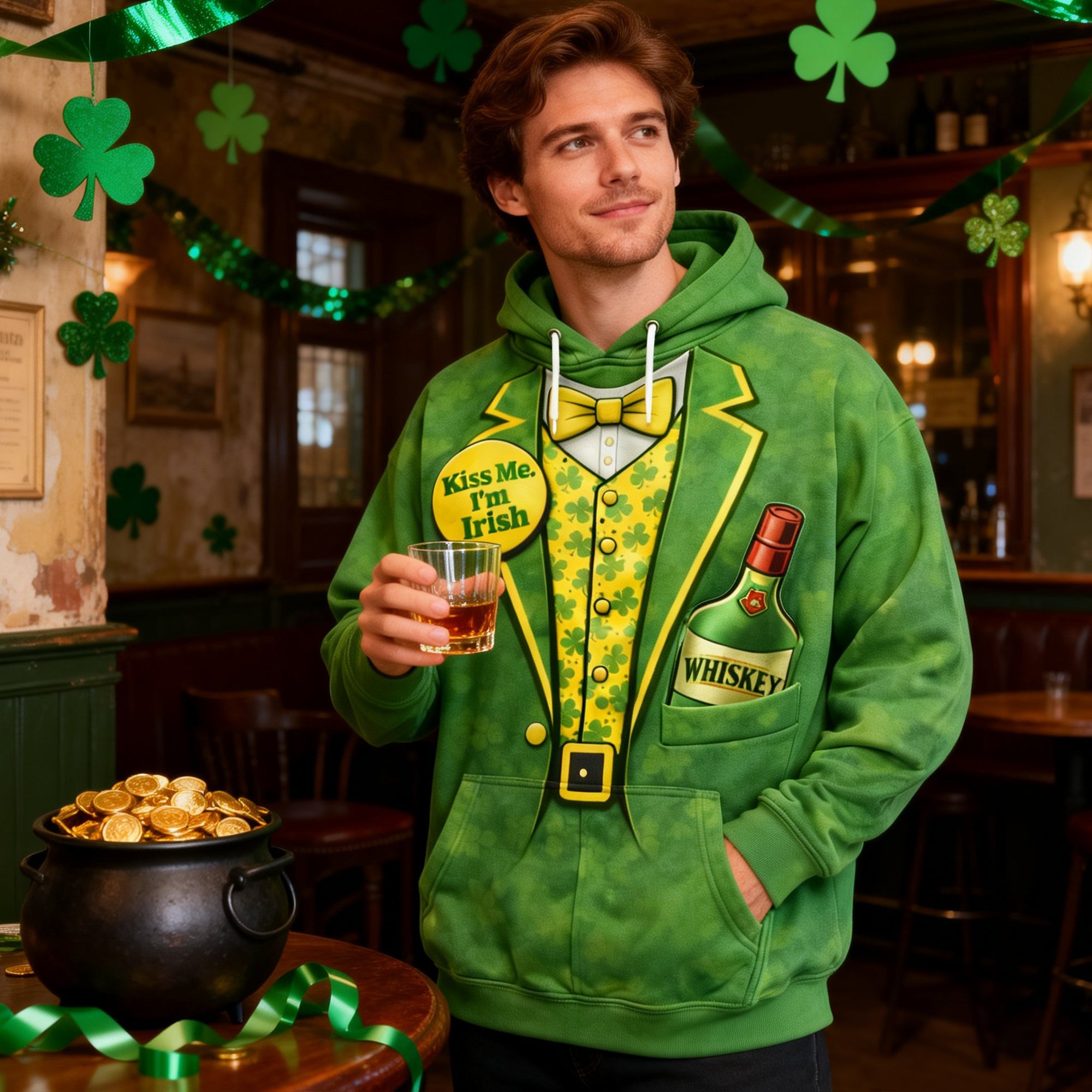 Discover Irish Drinking Holiday Hoodie - Personalized Gift For St. Patrick’s Day