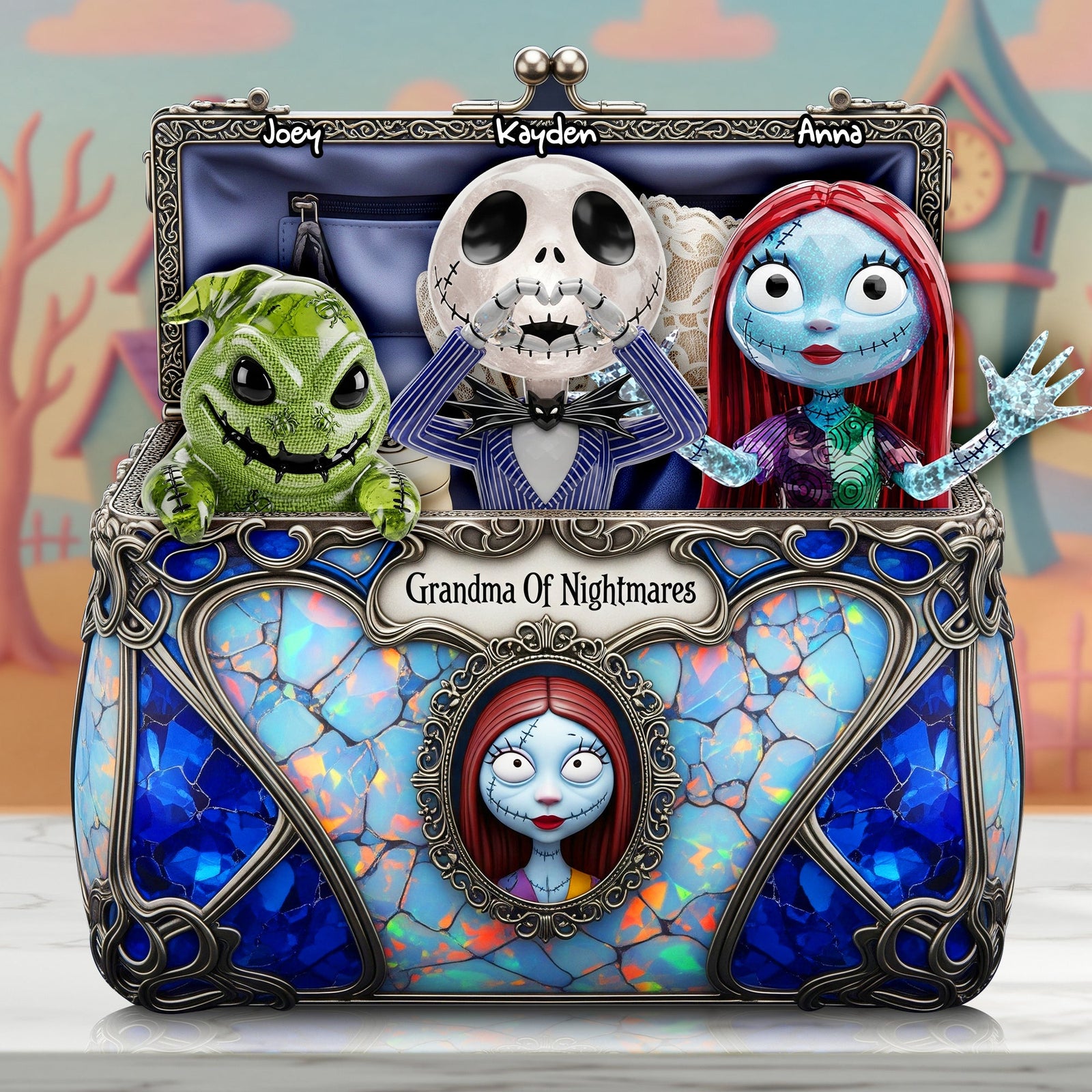 Grandma Of Nightmares Acrylic Plaque - Personalized Gifts For Grandma 01TGLU110625-Homacus