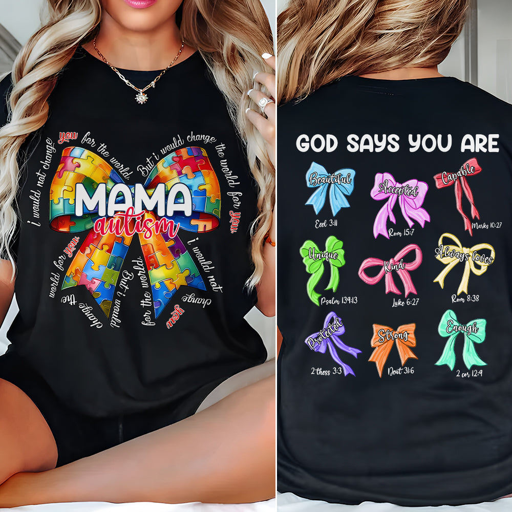 Personalized Gifts For Autism Awareness Mama Shirt 02XQMH190325-Homacus